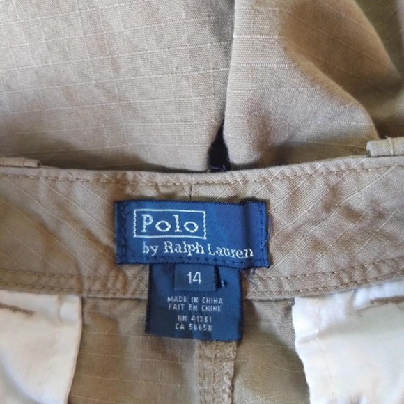 Polo by Ralph Lauren Boy's Size 14 Khaki Cargo - Picture 4 of 4